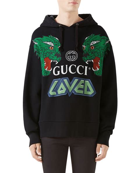 gucci panther hoodie